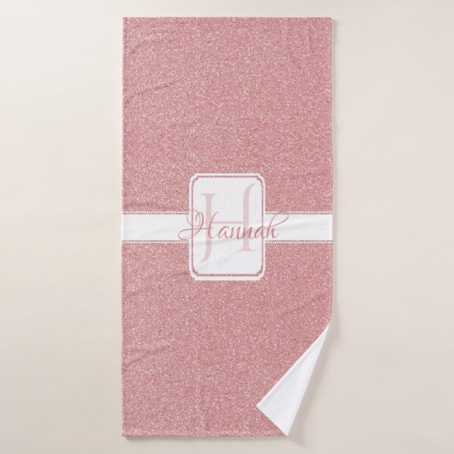 Parties scintillant rose Serviettes de bain person (Serviette de bain)