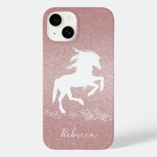 Parties scintillant rose Unicorn Coque-Mate coque