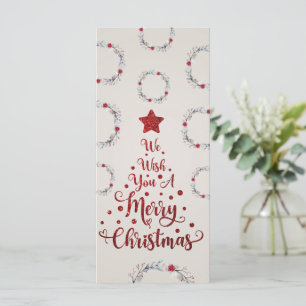 Parties scintillant Rouge Nous Vous Souhaitons Joy