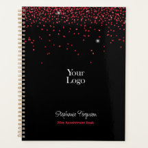 Parties scintillant rouge sur Arrière - plan noir