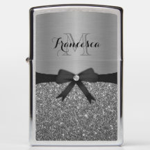 Parties scintillant ruban et argent