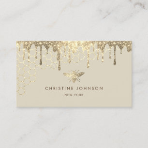 parties scintillant sepia carte de visite