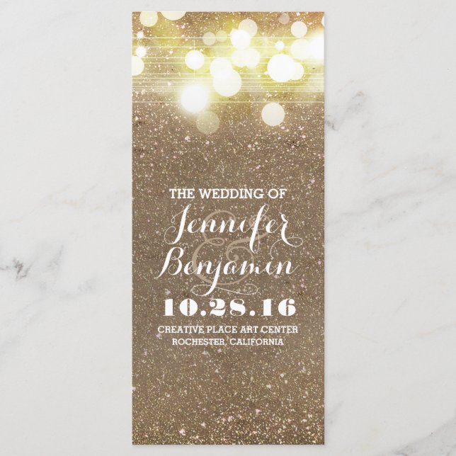 parties scintillant shimmer chic vintage programme (Devant)