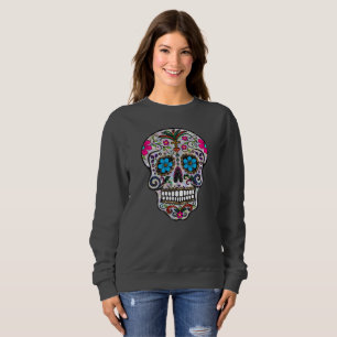 parties scintillant Sugar Skull femmes sweatshirt