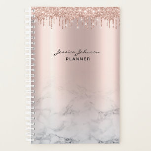 Parties scintillant tendance Rose or gouttes de ma