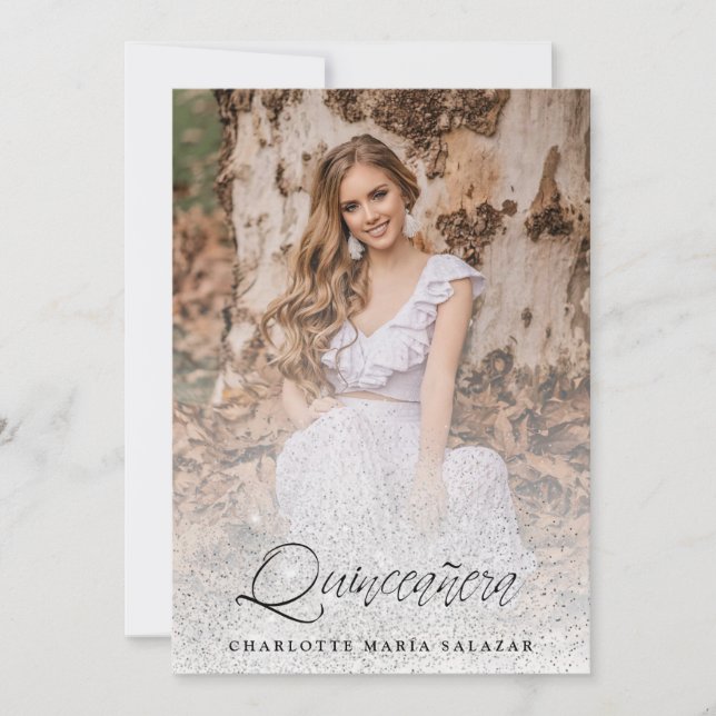 Parties scintillant Tendencia Quinceañera Español  (Devant)