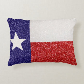 Parties scintillant Texas drapeau coussin