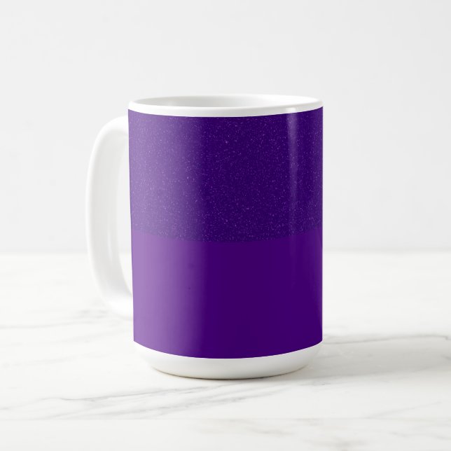 Parties scintillant Top Purple Custom Coffee Mug (Devant gauche)