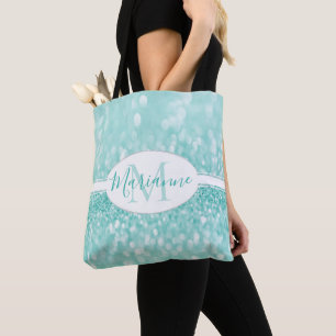 Parties scintillant turquoise Personnaliser le Sac