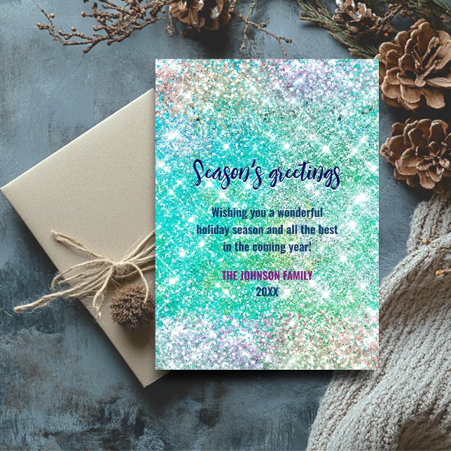 Parties scintillant verte de Noël nouvelle année (Créateur téléchargé)