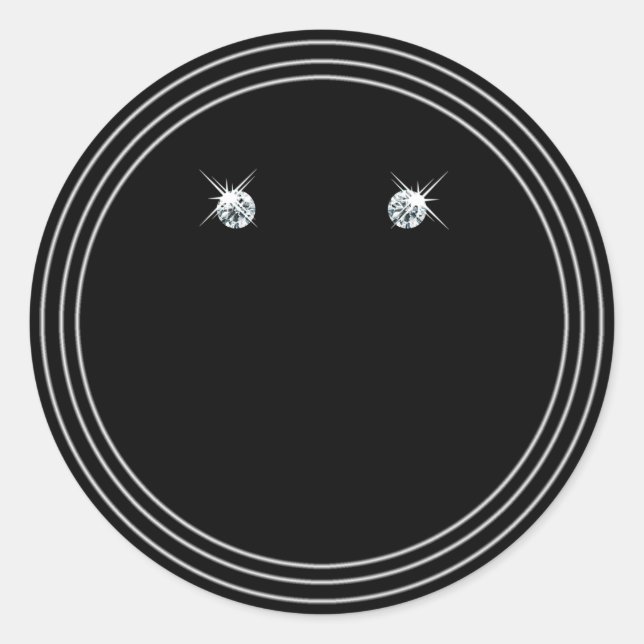 Parties scintillant verte turquoise Logo Étiquette (Devant)