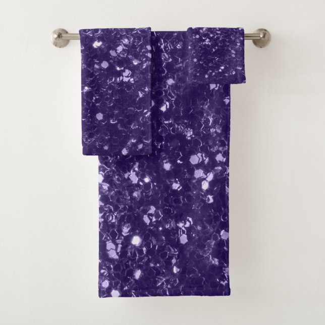 Parties scintillant violet foncé ultra violet scin (En situation)