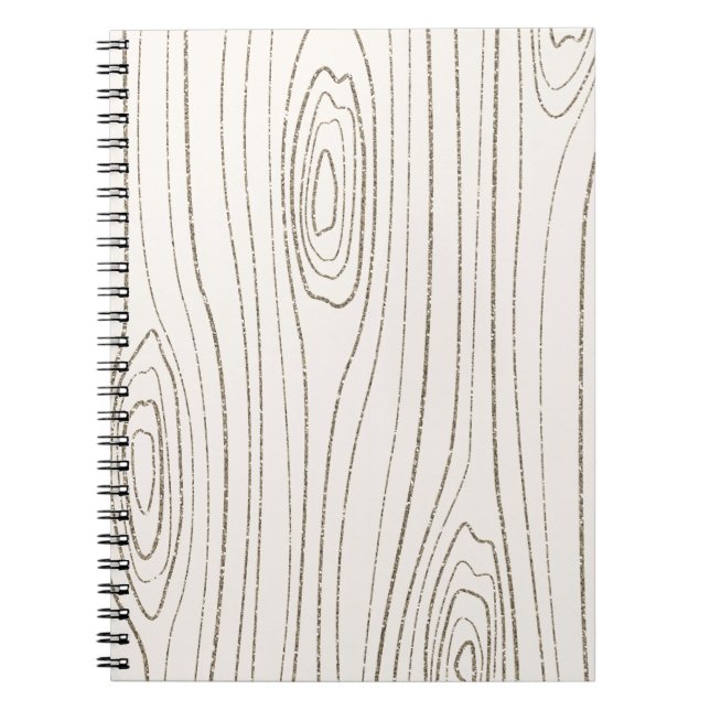 Parties scintillant Woodgrain Journal (Devant)