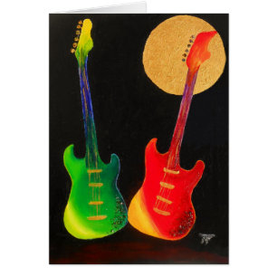 Parties scintillantes de guitare