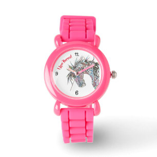 Parties scintillantes de montre d'enfants de