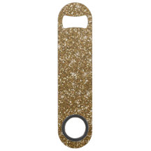 Parties scintillantes d'or imprimées