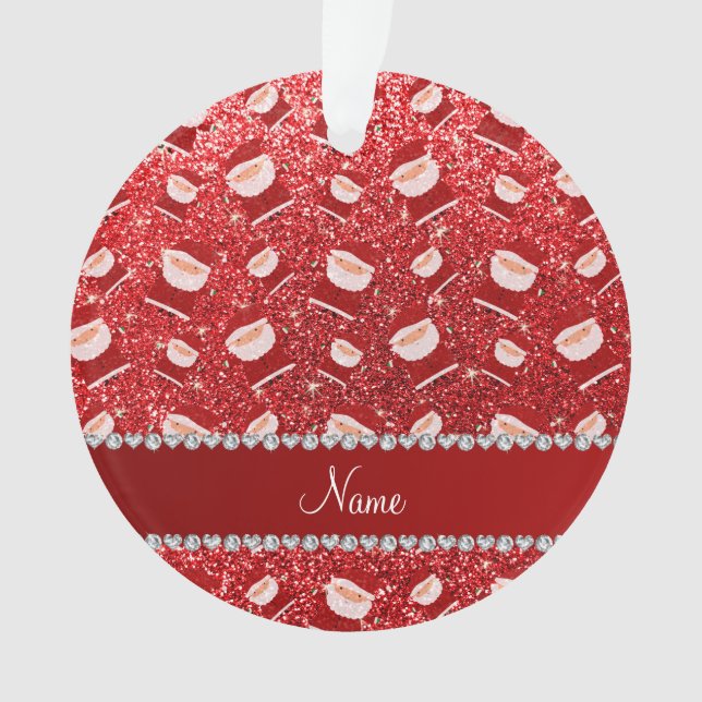 Parties scintillantes rouges nommées (devant)