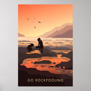 Partir en Exploration de Cuves à Marée Affiche de