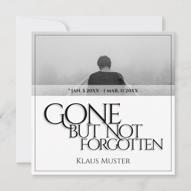 Partis, mais pas oubliés - brillants (Devant)