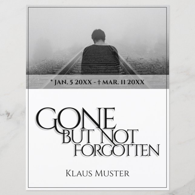 Partis, mais pas oubliés - brillants (Devant)