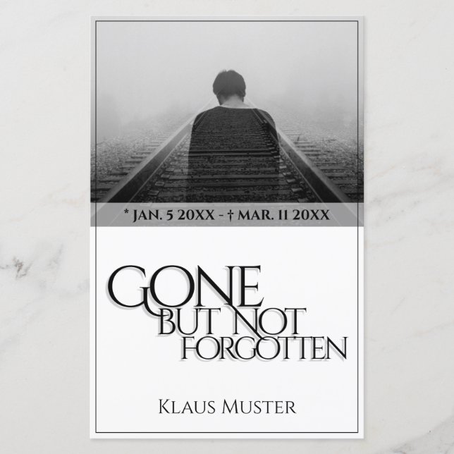 Partis, mais pas oubliés - brillants (Devant)