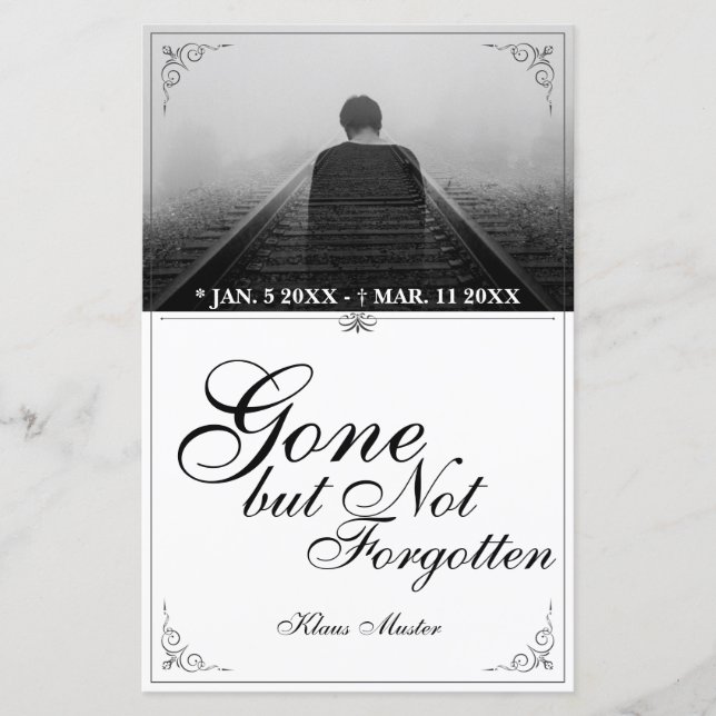 Partis mais pas oubliés - Classique (Devant)