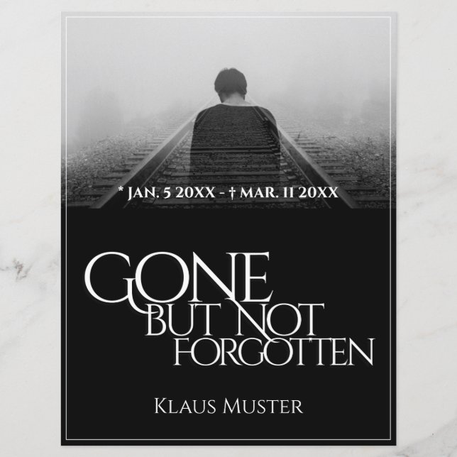 Partis mais pas oubliés - Sombre (Devant)