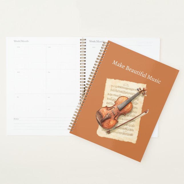 Partition de musique pour violon (Devant avec enveloppe)