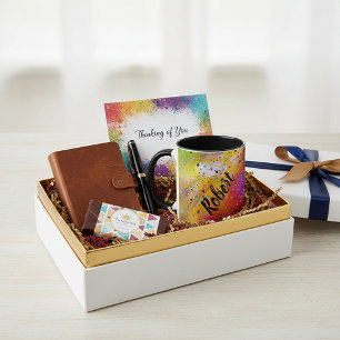 Partition personnalisée patinée tasse de peinture