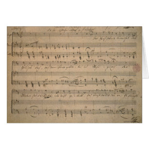 Partitions anciennes, Chant de vieil homme, 1822