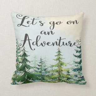 Partons sur un coussin de région boisée de crèche