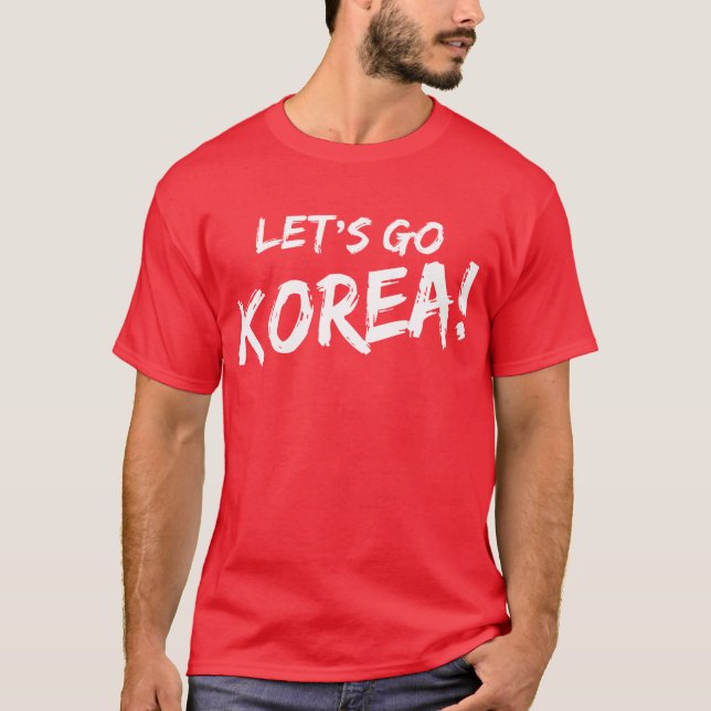 Partons T-shirt de carte de travail de la Corée (Devant)