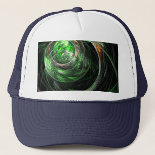 Partout dans le monde Green Abstrait Art Casquette