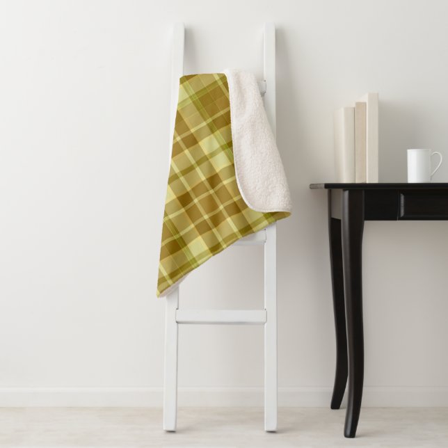 Parts De Plaid Jaune (En situation)