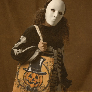 Party Time! Sac fourre-tout Halloween citrouille H