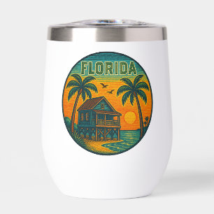 Paruline à vin stemless de l'État de Floride