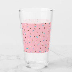 Paruline en verre doux (rose fraise)