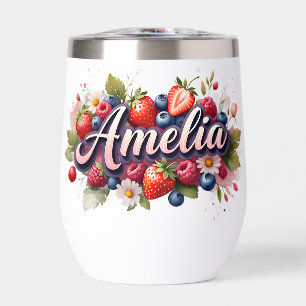Paruline florale Berry personnalisée - "Amelia"