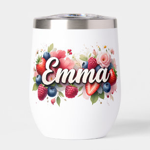 Paruline florale Berry personnalisée - "Emma"