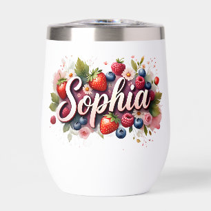 Paruline florale Berry personnalisée - "Sophia"
