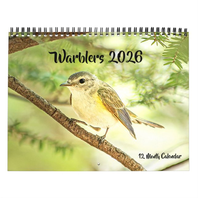 Parulines 12 mois Calendrier 2026 (Protection)