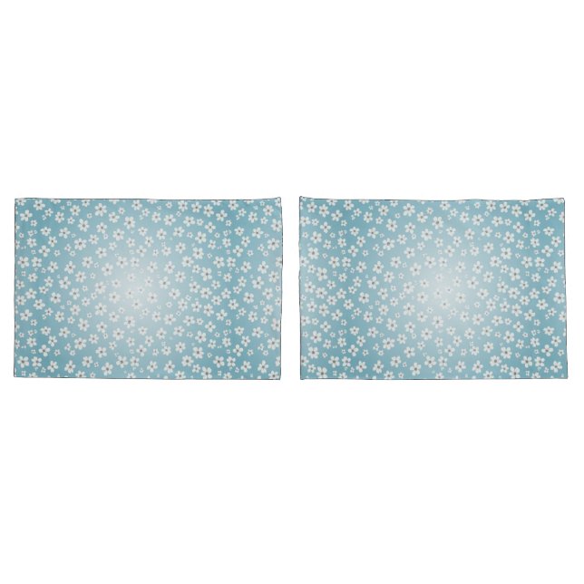 Parure de taie d'oreiller florale d'été – Coussin  (Dos-Set)