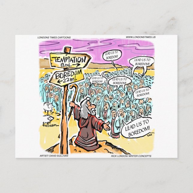 Pas À La Tentation ? Cartes cadeaux amusantes et T (Devant)