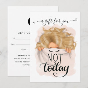 Pas aujourd'hui drôle Blonde Dormir