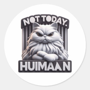 Pas aujourd'hui Huimaan Funny Stickers d'artisanat