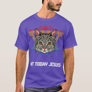 pas aujourd'hui jésus LGBT Cat Premium T-shirt