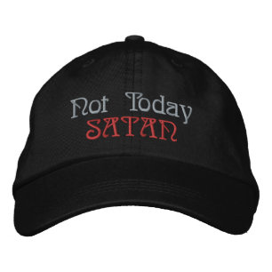 Pas aujourd'hui Satan Basic Casquette ajustable