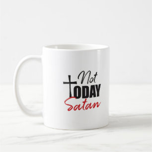 Pas aujourd'hui Satan Coffee Mug