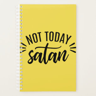 Pas aujourd'hui Satan drôle Spiral Planner