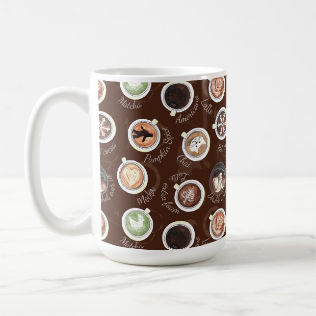Pas avant que j'aie eu mon café(s) Mug (Gauche)
